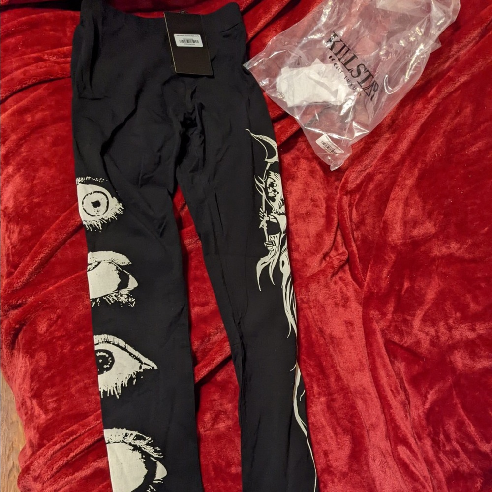 Killstar insomnia leggings (S) black NWT